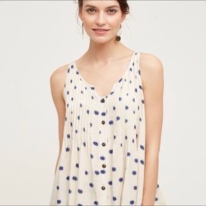 MAEVE Anthropologie polka dot tank 4